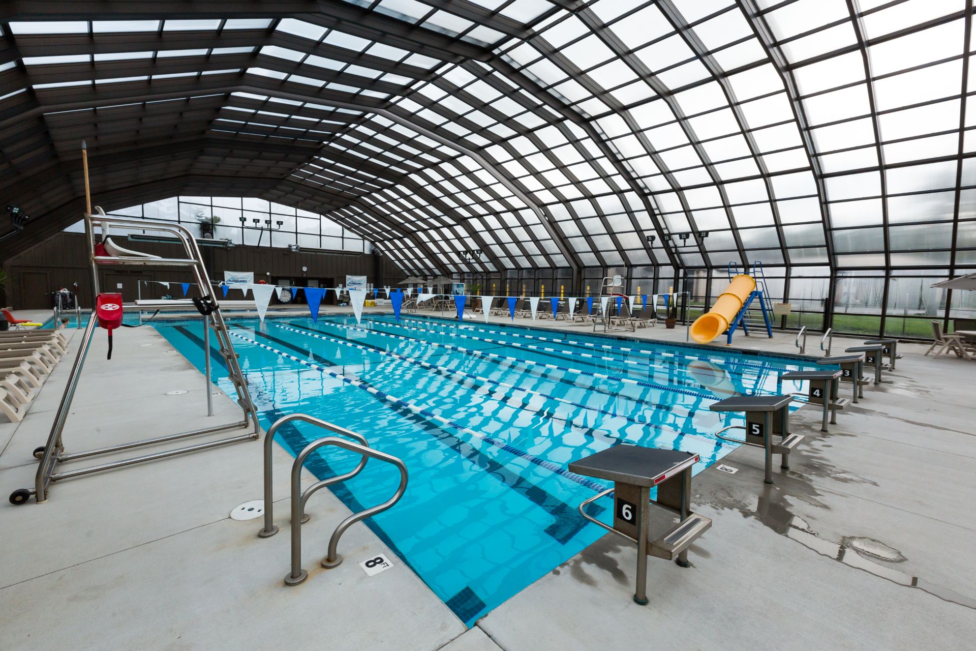 DynaDome Custom Non-Profit Retractable Enclosure - Pool - Town of Highlands Recreational Pool, Highlands, NC